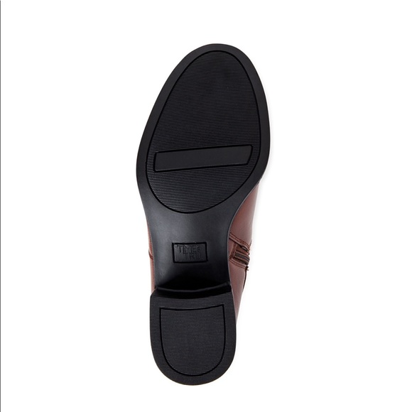Time and Tru Women’s Memory Foam Riding Boot Brown - Picture 5 of 7